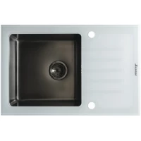 Кухонная мойка Seaman Eco Glass SMG-780W-Gun.B