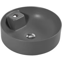 Раковина-чаша Aquatek Европа AQ5212-MG 40,5x40,5 см, накладная, серый матовый