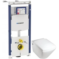 Комплект подвесной унитаз Jacob Delafon Escale E1306-00 + система инсталляции Geberit 111.362.00.5