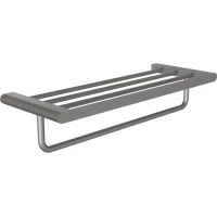 Полка для полотенец Knotlor Bliss TR102GM 60 см, вороненая сталь