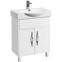 Тумба белый глянец 61,4 см Акватон Инфинити 1A197201IF010