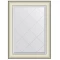 Зеркало 64x87 см белая кожа с хромом Evoform Exclusive-G BY 4567 - 1