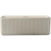 Ванна из литьевого мрамора AltroBagno Cinzia AltroBagnoCinzia090108Cream 170x75 см, отдельностоящая, кремовый