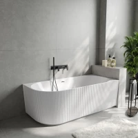 Акриловая ванна Abber AB9329-1.5 R 150x75 см R, угловая, белый