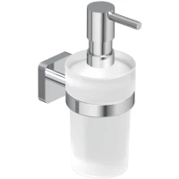 Дозатор для жидкого мыла Kludi Vela S 2597605 150 мл,, настенный, хром