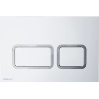 Кнопка смыва Ravak Twin X01739 для инсталляции, сатин