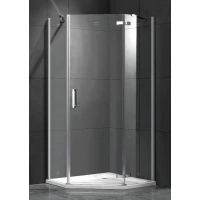 Душевой уголок 80x80 см Gemy Fall Tea S29095 прозрачное