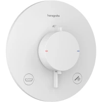 Термостат для ванны Hansgrohe Ecostat Comfort S 33718700 встраиваемый, белый матовый