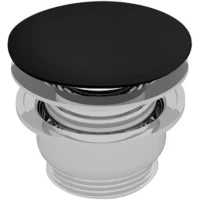 Донный клапан для раковины AXA AF001507 универсальный, черный матовый