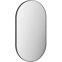 Зеркало Belux Ванкувер В 4810924293404 50x90 см, черный матовый