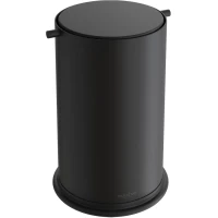Мусорное ведро Boheme 10916-B с вращающейся крышкой, черный матовый
