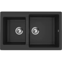 Кухонная мойка Ulgran ультра-черный U-505-344