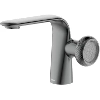 Смеситель для раковины Abber Glanz AF8H10GM CoolStart, оружейная сталь матовый