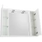 Зеркальный шкаф 100x75 см Bianco Lucido BelBagno Marino MARINO-SPC-1000/750-2A-BL-P - 5