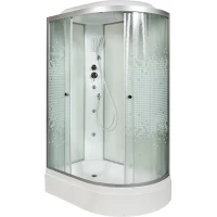 Душевая кабина 120x80x215 см Deto L720LGM+EL интимато