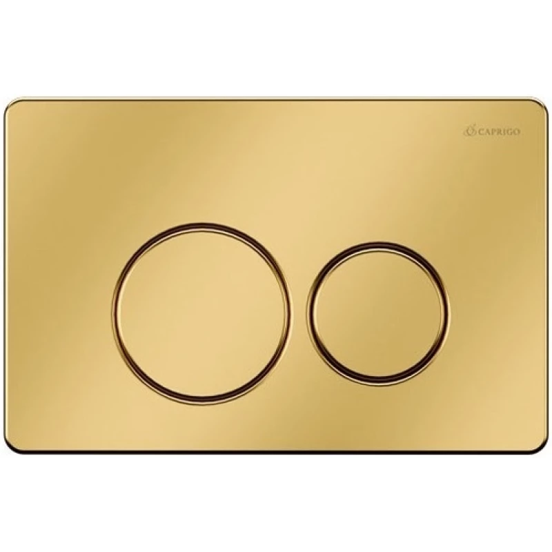 Смывная клавиша Caprigo Dew золотой матовый DS001-oro