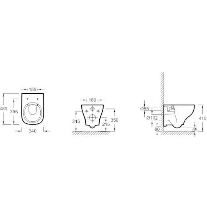 Комплект подвесной унитаз Jacob Delafon Struktura EDF102-00 + E70025-00 + система инсталляции Grohe 38772001
