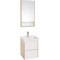 Комплект мебели белый глянец/дуб верона 45 см Акватон Сканди 1A251601SDB20 + 1WH501630 + 1A252002SDB20 - 3
