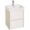 Комплект мебели белый глянец/дуб верона 45 см Акватон Сканди 1A251601SDB20 + 1WH501630 + 1A252002SDB20 - 5