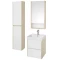 Комплект мебели белый глянец/дуб верона 45 см Акватон Сканди 1A251601SDB20 + 1WH501630 + 1A252002SDB20 - 4
