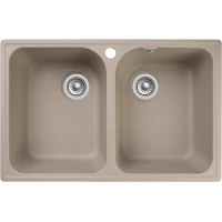 Кухонная мойка GranFest Quarz 15 73,7x47,8 см, песочный