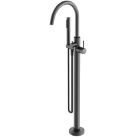 Смеситель напольный для ванны Sancos Etna SC9009GG вороненая сталь