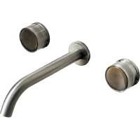 Смеситель для раковины Boheme Prestige 152-2-GM-PR встраиваемый, графит матовый