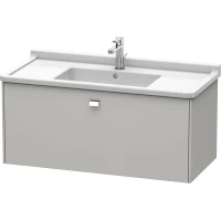 Тумба бетонно-серый матовый 102 см Duravit Brioso BR404301007
