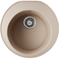 Кухонная мойка Omoikiri Tetogranit Miya 50R-SA 4993505 50,5x49 см, бежевый