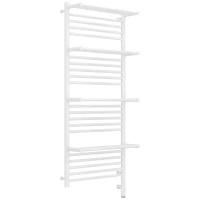 Полотенцесушитель электрический 1200x500 белый глянец МЭМ правый Сунержа Богема с полкой 3.0 12-5809-1250