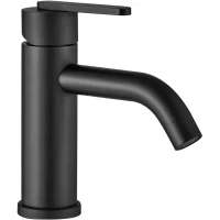 Смеситель для раковины Rea Ontario REA-B5504 без донного клапана, черный матовый