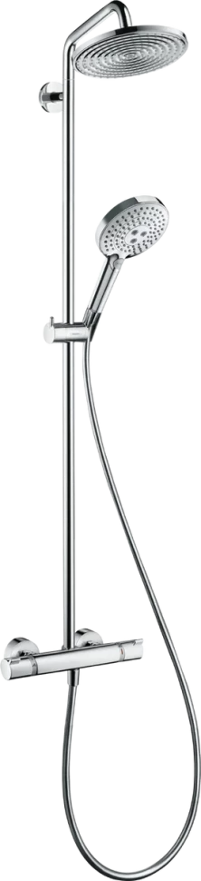 Душевая система Hansgrohe Raindance S Showerpipe 240 1jet EcoSmart 27116000 душевая система hansgrohe crometta e 240 1jet showerpipe 27284000