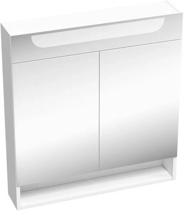 Зеркальный шкаф 70x76 см белый глянец Ravak MC Classic II 700 X000001470 боковой шкаф ravak