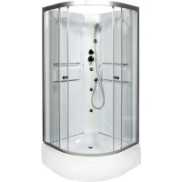 Душевая кабина 100x100x200 см Deto L510NGM прозрачное