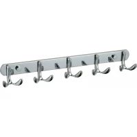 Планка с крючками Savol S-002255 для ванны, хром