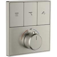 Термостат для ванны Wonzon & Woghand WW-INF363A-BN встраиваемый, никель матовый