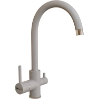 Смеситель для кухни Uperwood UPD-003-03 с подключением к фильтру, хром/дым