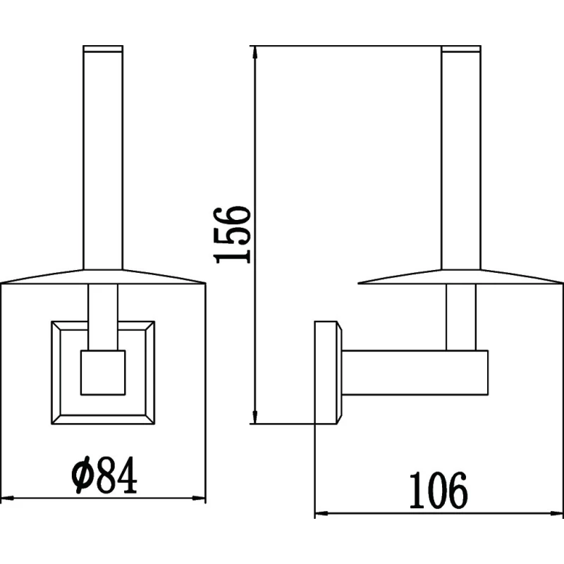 Держатель запасных рулонов Savol 95 S-009552-1