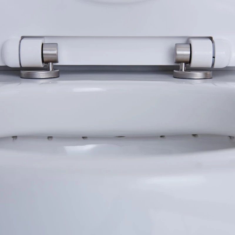 Унитаз подвесной Bogner BR-2041 с сиденьем микролифт, белый