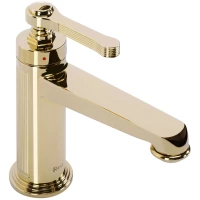 Смеситель для раковины Rea Monaco REA-B2501 без донного клапана, золотой