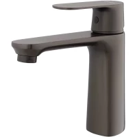 Смеситель для раковины Arrow AMP11848H90 без донного клапана, оружейная сталь