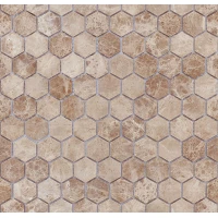 Мозаика Pietrine Hexagonal Emperador light MAT hex 18x30x6