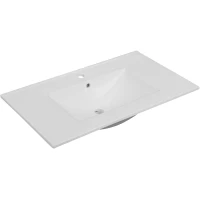 Раковина Oliveeka S2001-80 81x46 см, накладная, белый