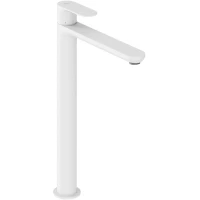 Смеситель для раковины Ravak Eleganta EL 015.10WV X070254 без донного клапана, белый матовый