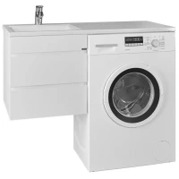 Тумба белый глянец 48 см Санта Марс 700262