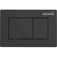 Кнопка смыва AQUAme AQM4102B для инсталляции, черный матовый
