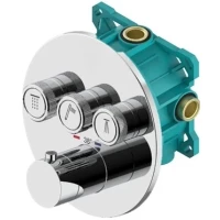 Термостат для ванны Plumberia Selection PSBOX KITPSB1903CR встраиваемый, хром