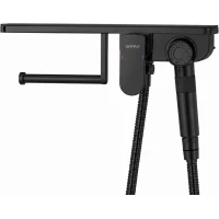 Гигиенический душ Gappo G7295-16 со смесителем, черный матовый