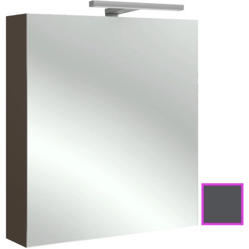 Зеркальный шкаф правосторонний серый антрацит 60x65 см Jacob Delafon Odeon Up EB795DRU-442