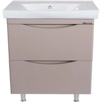 Тумба с раковиной капучино 80,5 см Bellezza Санриса 4630113660455 + 4690311076878